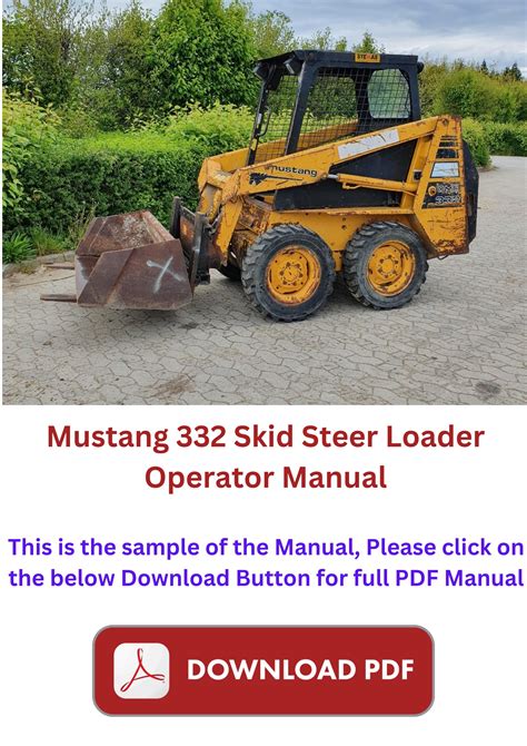 mustang 332 skid steer|used mustang skid steer.